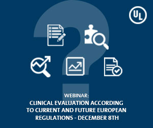 UL - Clinical Evaluation According to Current and Future European Regulations Webinar - December 8th