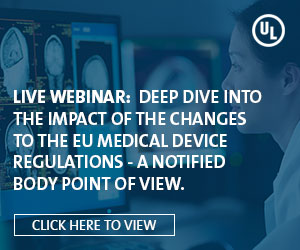 UL - Live Webinar: Deep Dive Into the impact of the Changes to the EU Medical Device Regulations - A Notified Body Point of View