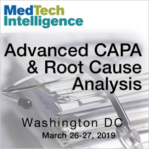 Advanced CAPA & Root Cause Analysis Conference - March 26-27, 2019 - Washington, DC