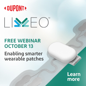 Dupont - Liveo™ Complimentary Webinar - Enabling Smarter wearable patches - October 13