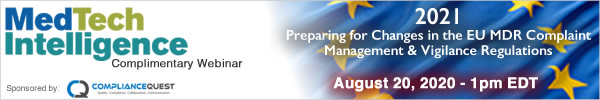 2021 - Preparing for Changes in the EU MDR Complaint Management and Vigilance Regulations