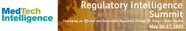 MedTech Regulatory Intelligence Summit, May 16-17, 2023, Washington, DC